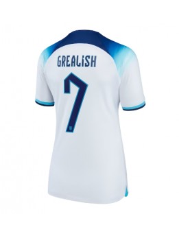 England Jack Grealish #7 Replika Hemmakläder Dam VM 2022 Kortärmad